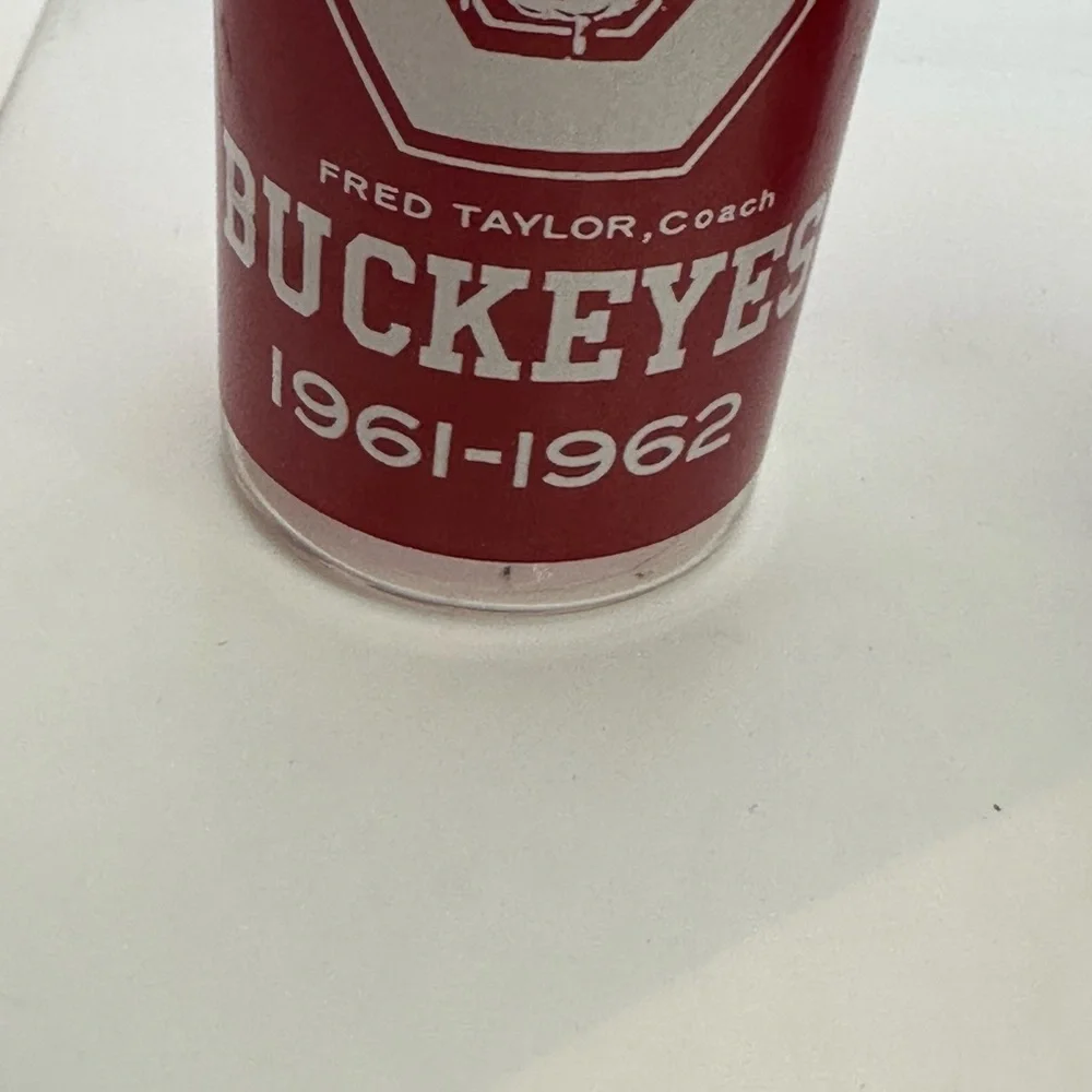 Ohio State Buckeyes Red Glass Set